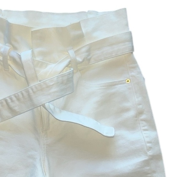 Frame Belted Pleated Pegged Jeans High Waisted Belted Size 27 - Picture 7 of 10